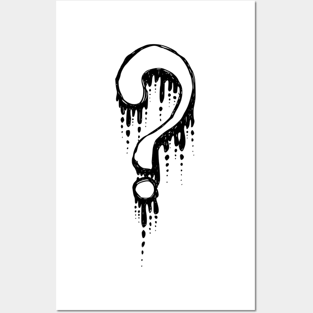 Question Mark Wall Art by TKDoodle